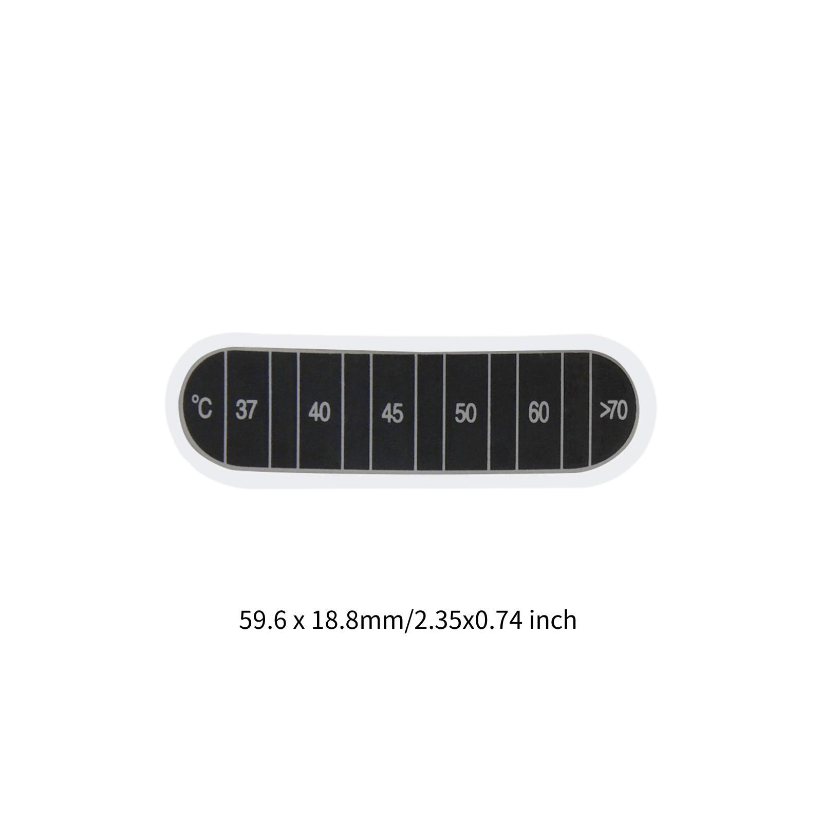 Temperature Strip Thermometer - 10x 온도 스트립 범위 30-70 °