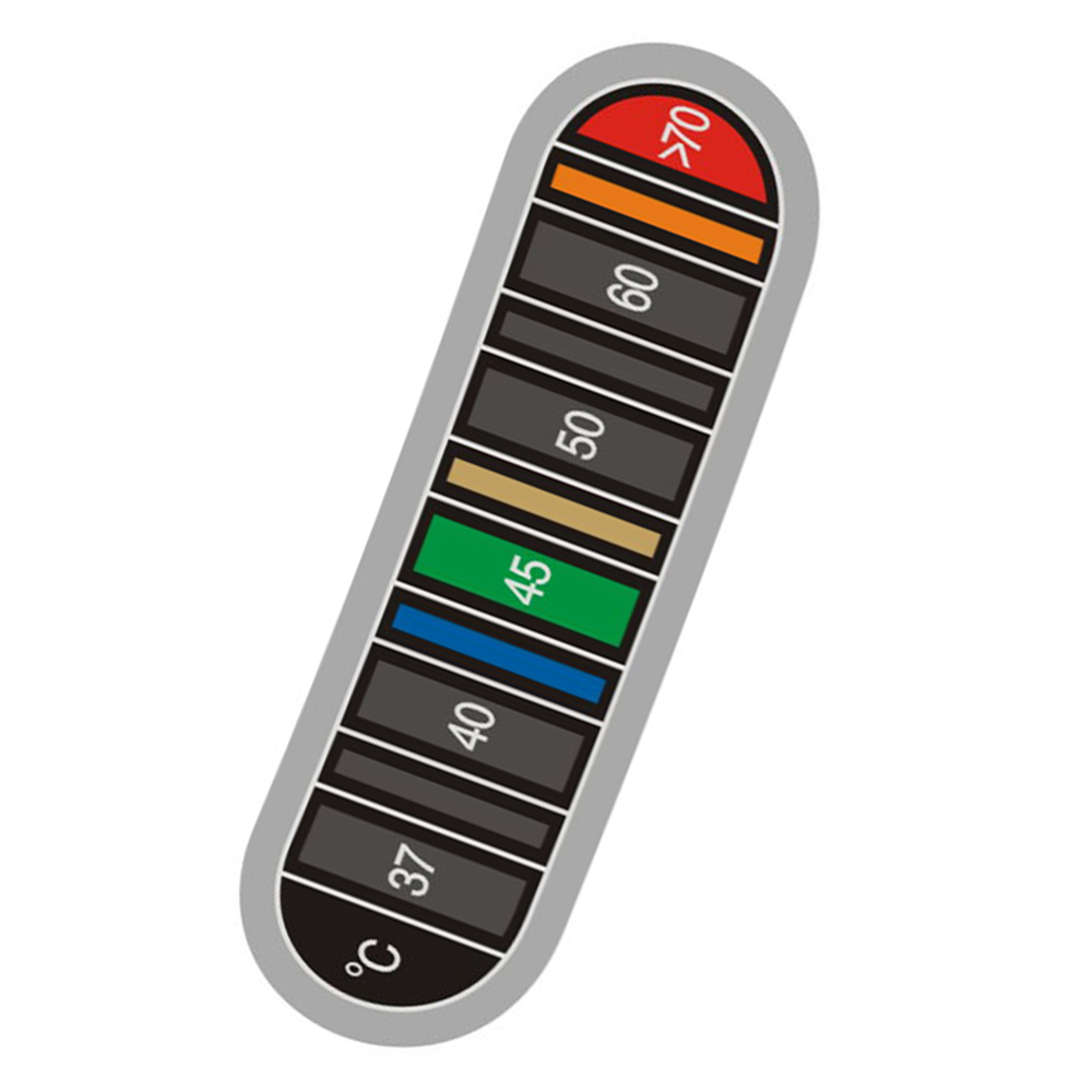 Temperature Strip Thermometer - 10개 접착식 물병 온도계 스트립 커피