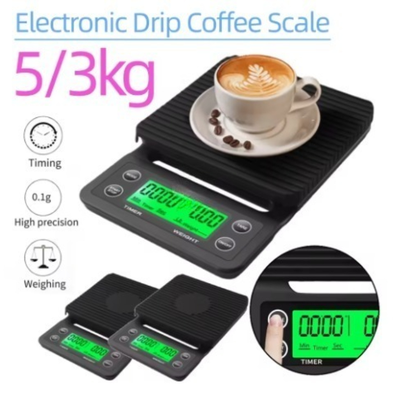 Scale Drip Timer - 5/3kg LCD 전자 드립 커피 규모