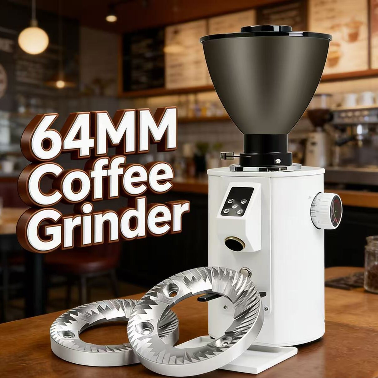 Coffee Grinder Burr Flat - 64mm 플랫 버 상업용 에스프레소 그라인더