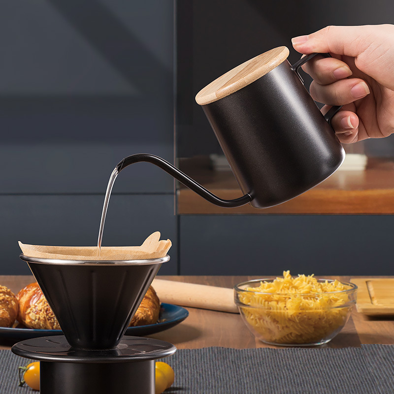 Coffee Equipment Gift Set - 손으로 끓인 커피 포트 세트, 휴대용