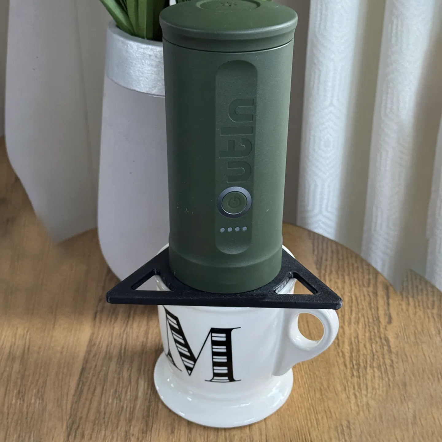 Coffee Equipment Holder - 휴대용 에스프레소 메이커 스탠드 아웃인 나노