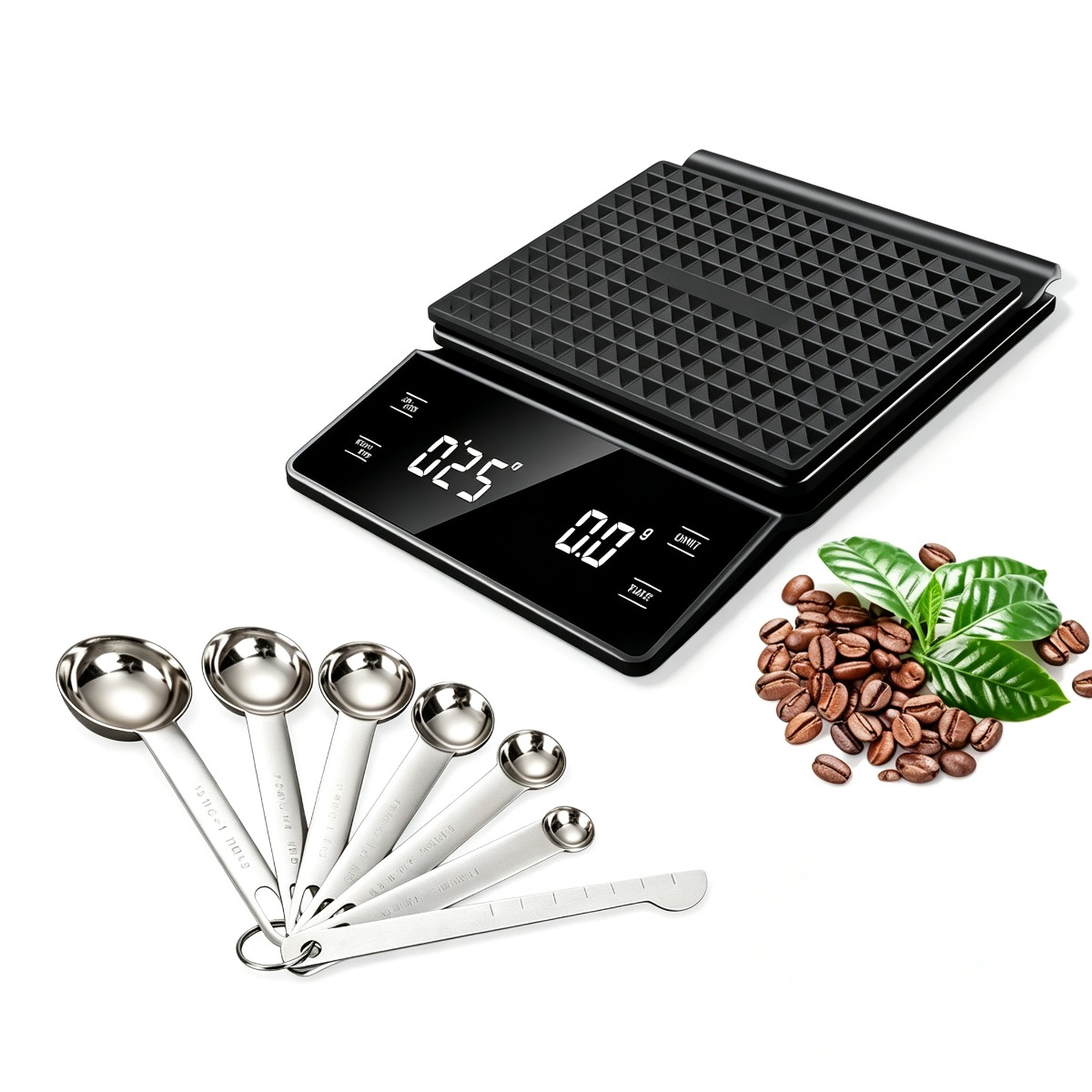 Scale Drip Timer - 디지털 커피 저울 3kg 0.1g 정밀도,