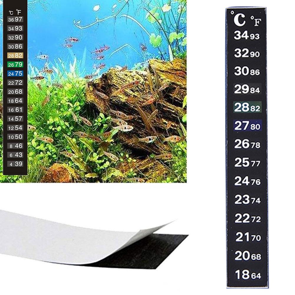 Temperature Strip Thermometer - 1pcs 디지털 수족관 홈 스틱온 온도계