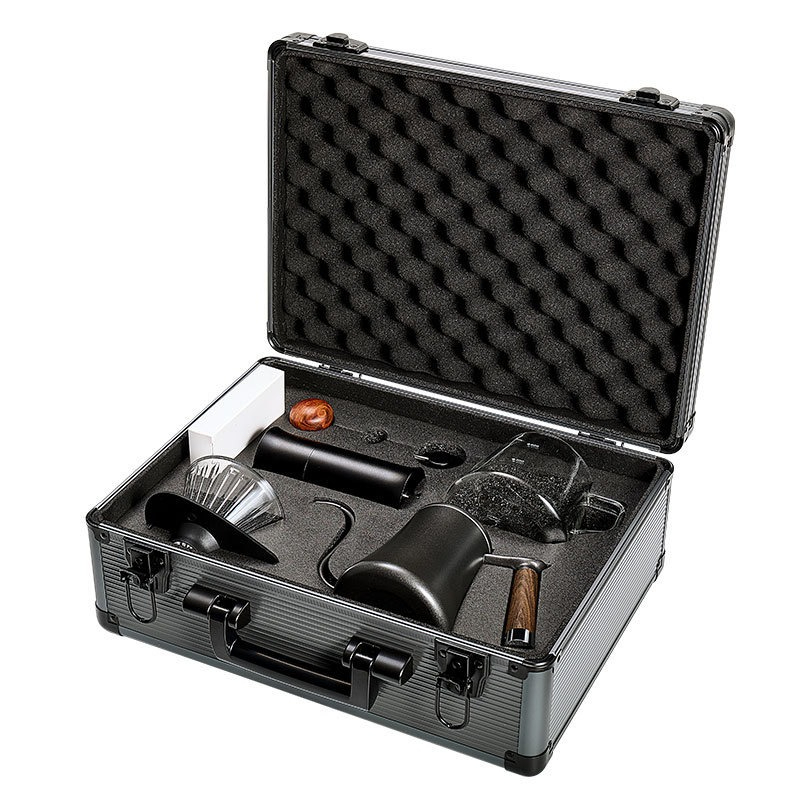 Coffee Equipment Gift Set - 휴대용 핸드드립 커피 세트, 원두 분쇄기