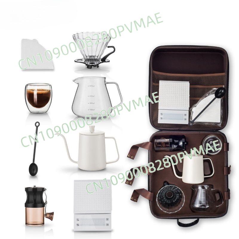 Coffee Equipment Gift Set - 핸드드립 커피 세트 야외 캠핑 커피