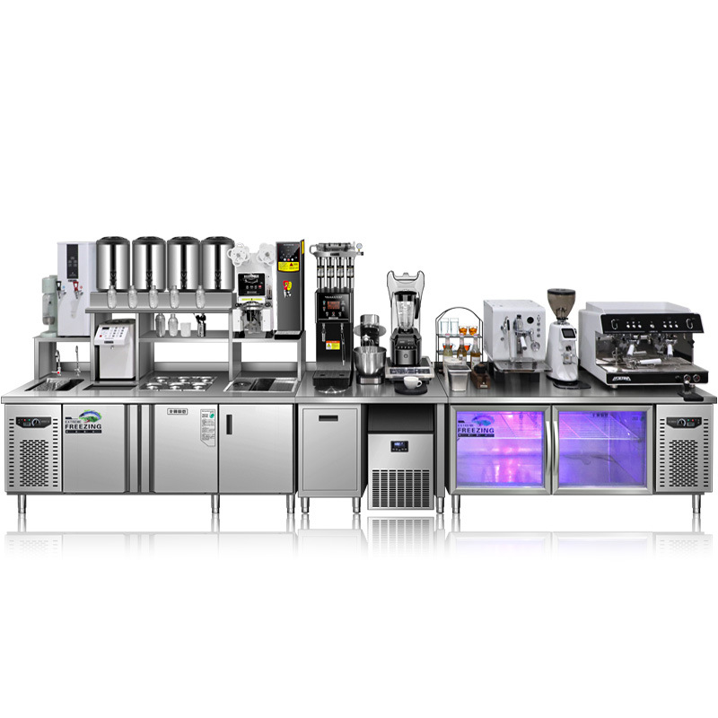 Coffee.Equipment Parts - 밀크티 가게 장비 풀세트, 워터바 카운터,