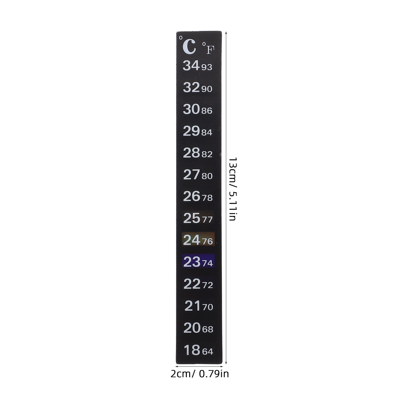 2Pcs 물고기 탱크 온도계 스티커 수족관 온도 스트립 - Temperature Strip Thermometer 리뷰 및 가격