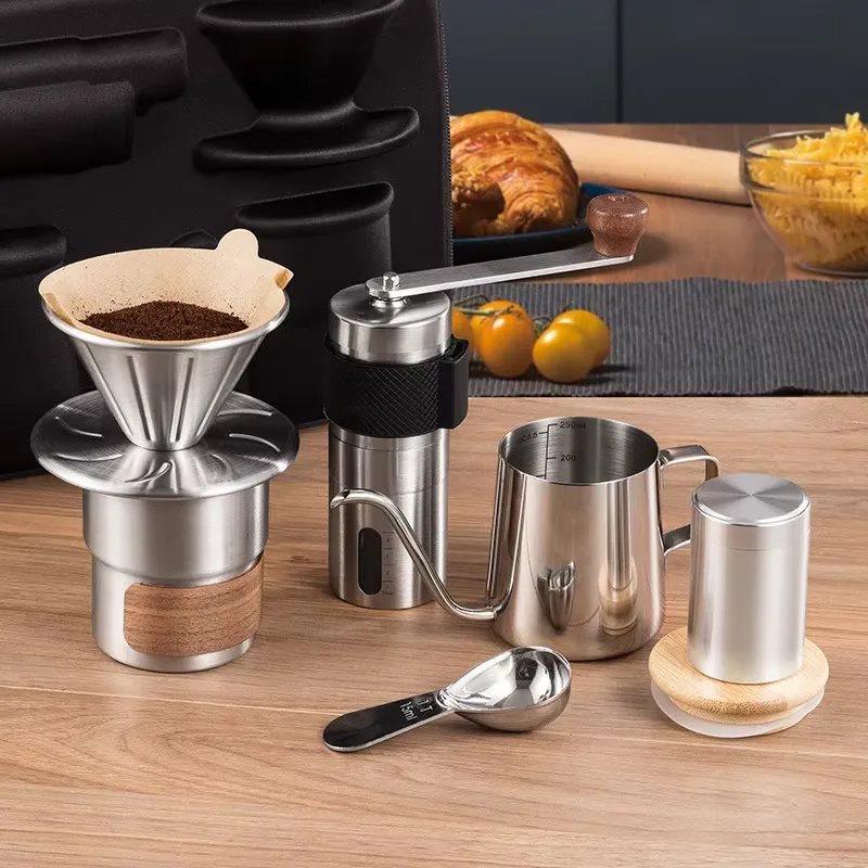 핸드브루 커피 세트 야외 캠핑 여행용 커피 장비 휴대용 - Coffee Equipment Gift Set 리뷰 및 가격