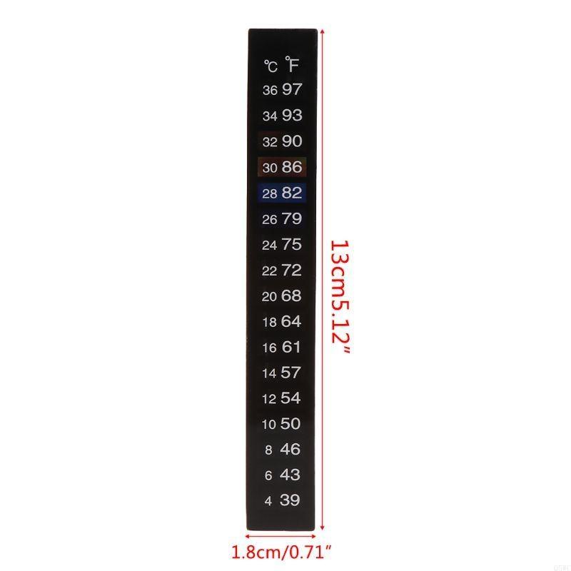 탱크 온도 스트립에 대 한 10 팩 수족관 온도계 스티 - Temperature Strip Thermometer 리뷰 및 가격