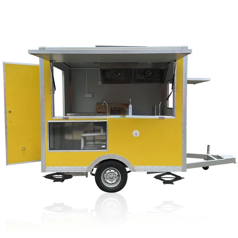 핫세일 2.4m 길이 완비형 이동식 주방 푸드 트레일러 - Coffee.Equipment Parts 리뷰 및 가격