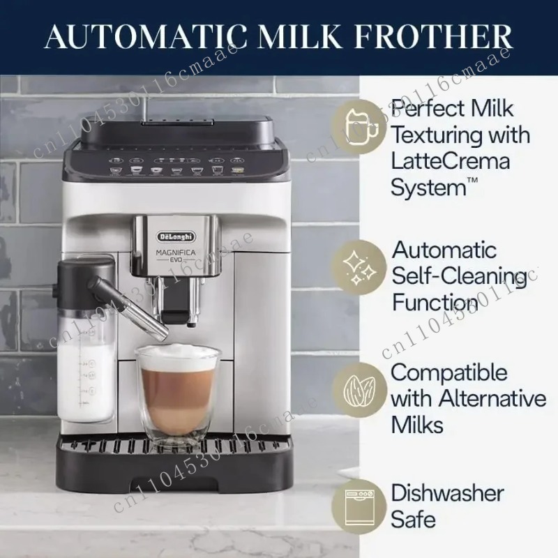라떼 커피 시스템이 장착된 완전 자동 머신, 원두에서  - Coffee.Equipment Parts 리뷰 및 가격