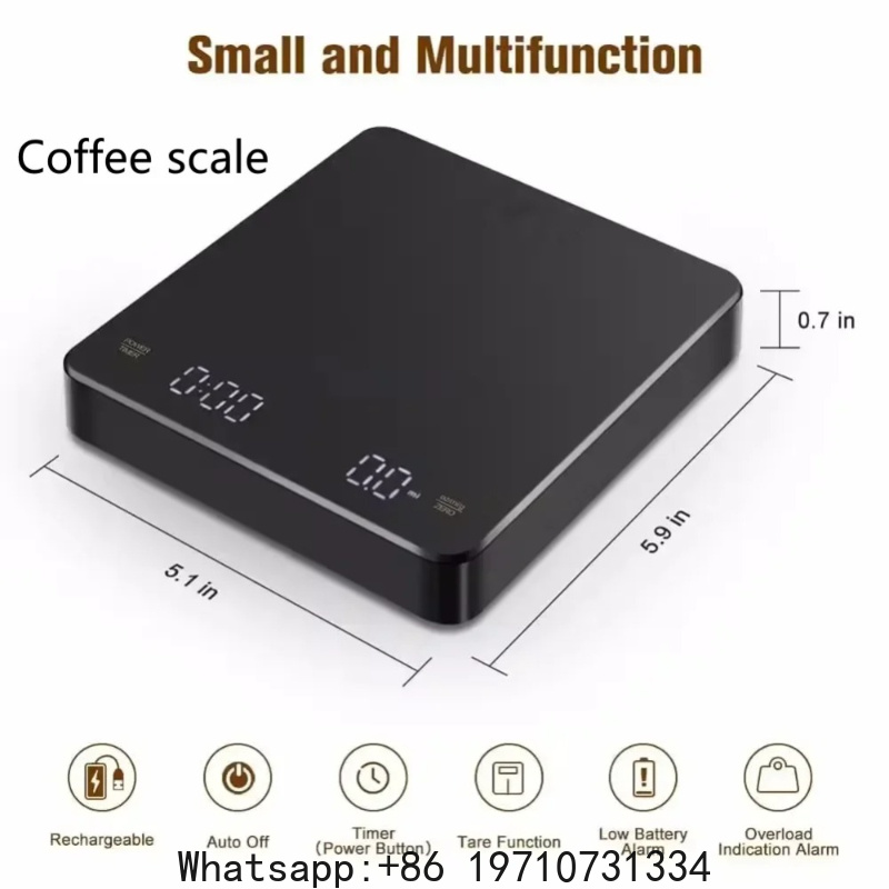 새로운 디지털 에스프레소 커피 스케일, 타이머 기능이  - Scale Drip Timer 리뷰 및 가격
