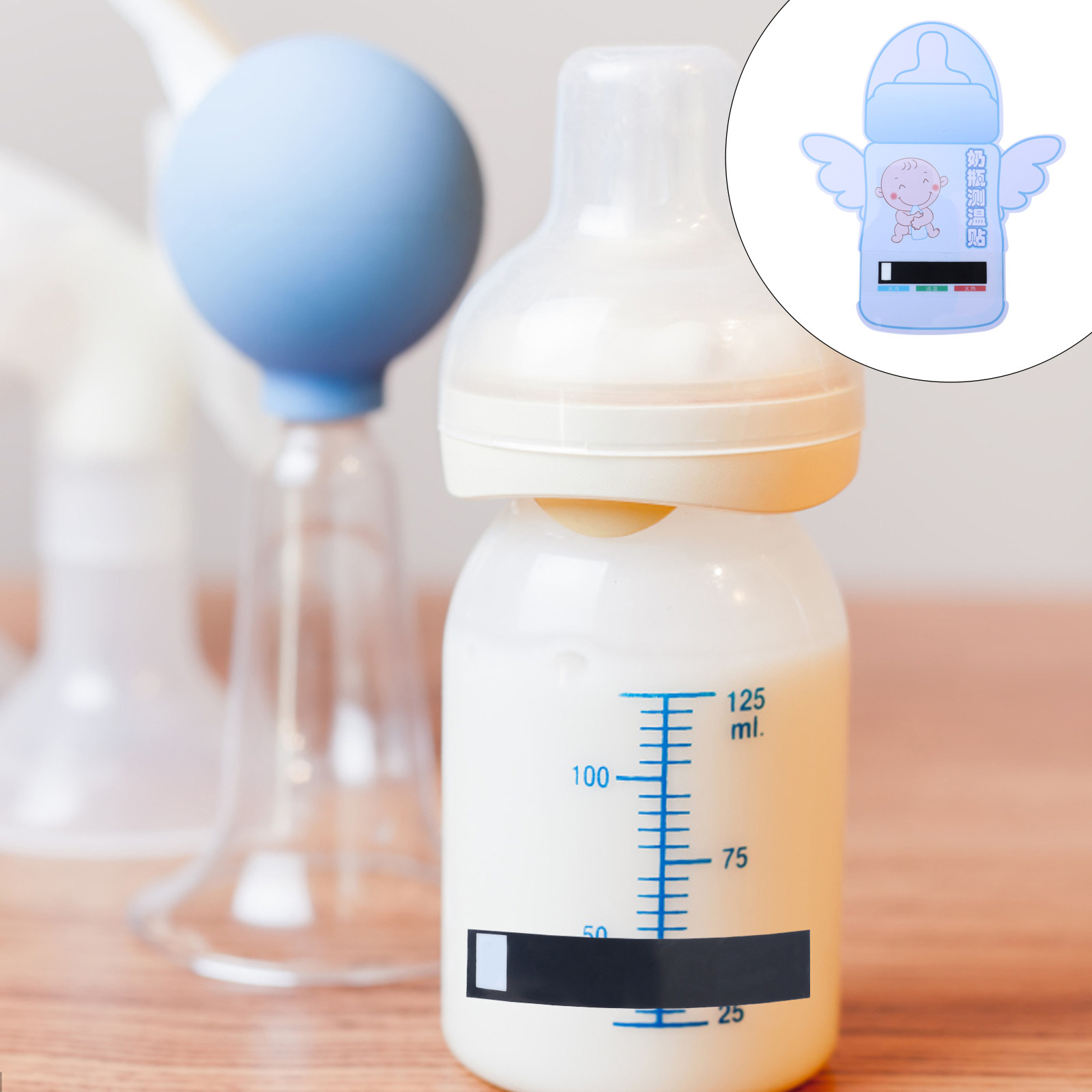 3Pcs LCD 온도계 스티커 스트립은 우유병 물 온도 - Temperature Strip Thermometer 리뷰 및 가격