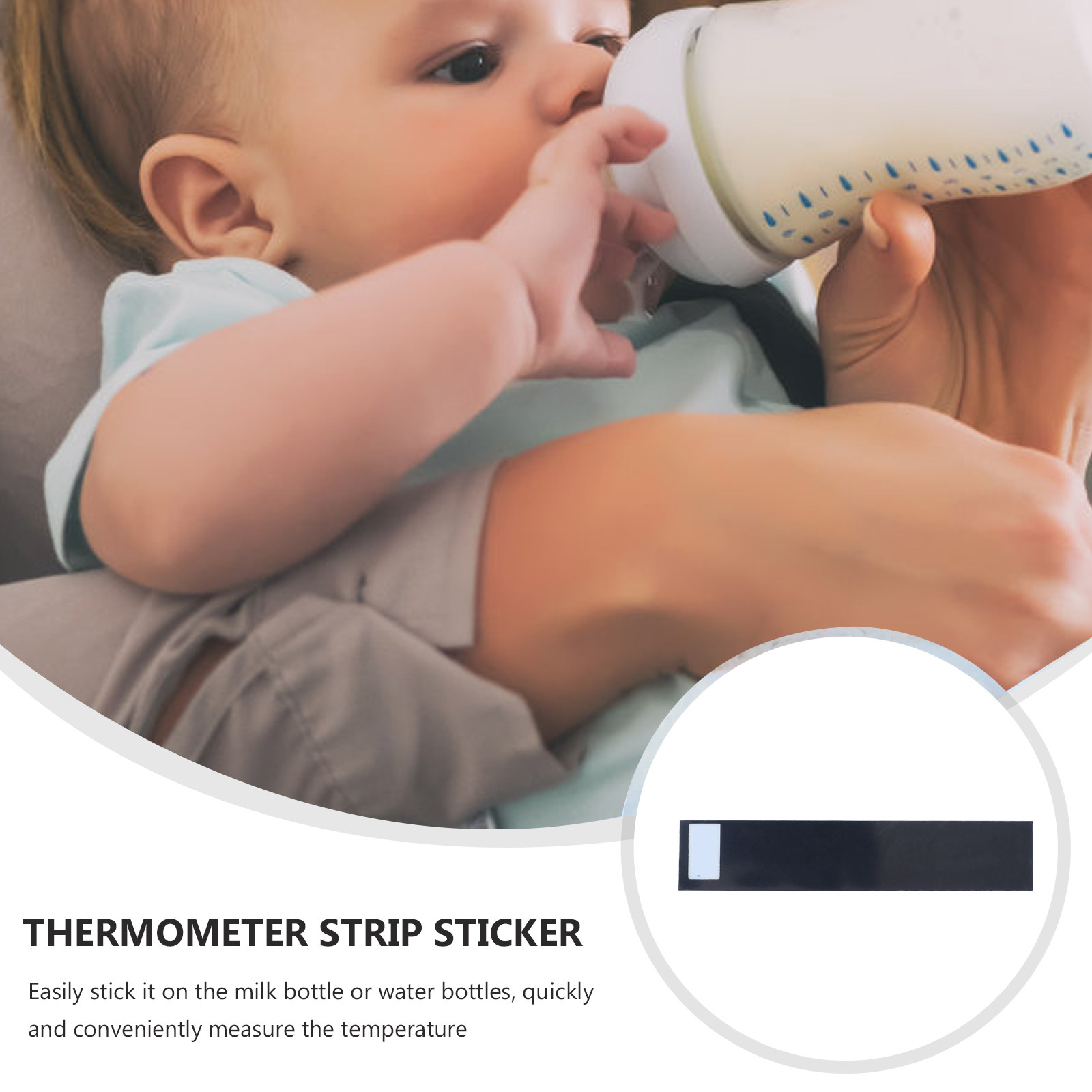 3Pcs LCD 온도계 스티커 스트립은 우유병 물 온도 - Temperature Strip Thermometer 리뷰 및 가격