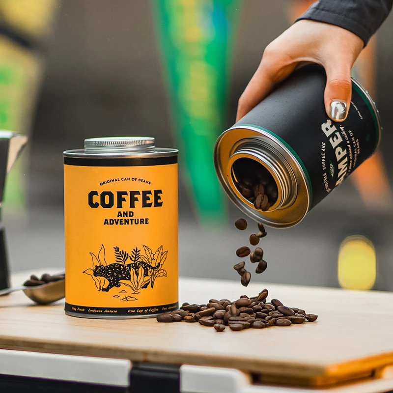 1pc 커피 콩 밀봉 보관 캔 휴대용 캠핑 틴 박스 식 - Coffee Equipment Camping 리뷰 및 가격