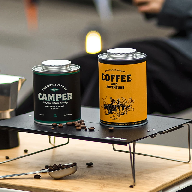 1pc 커피 콩 밀봉 보관 캔 휴대용 캠핑 틴 박스 식 - Coffee Equipment Camping 리뷰 및 가격
