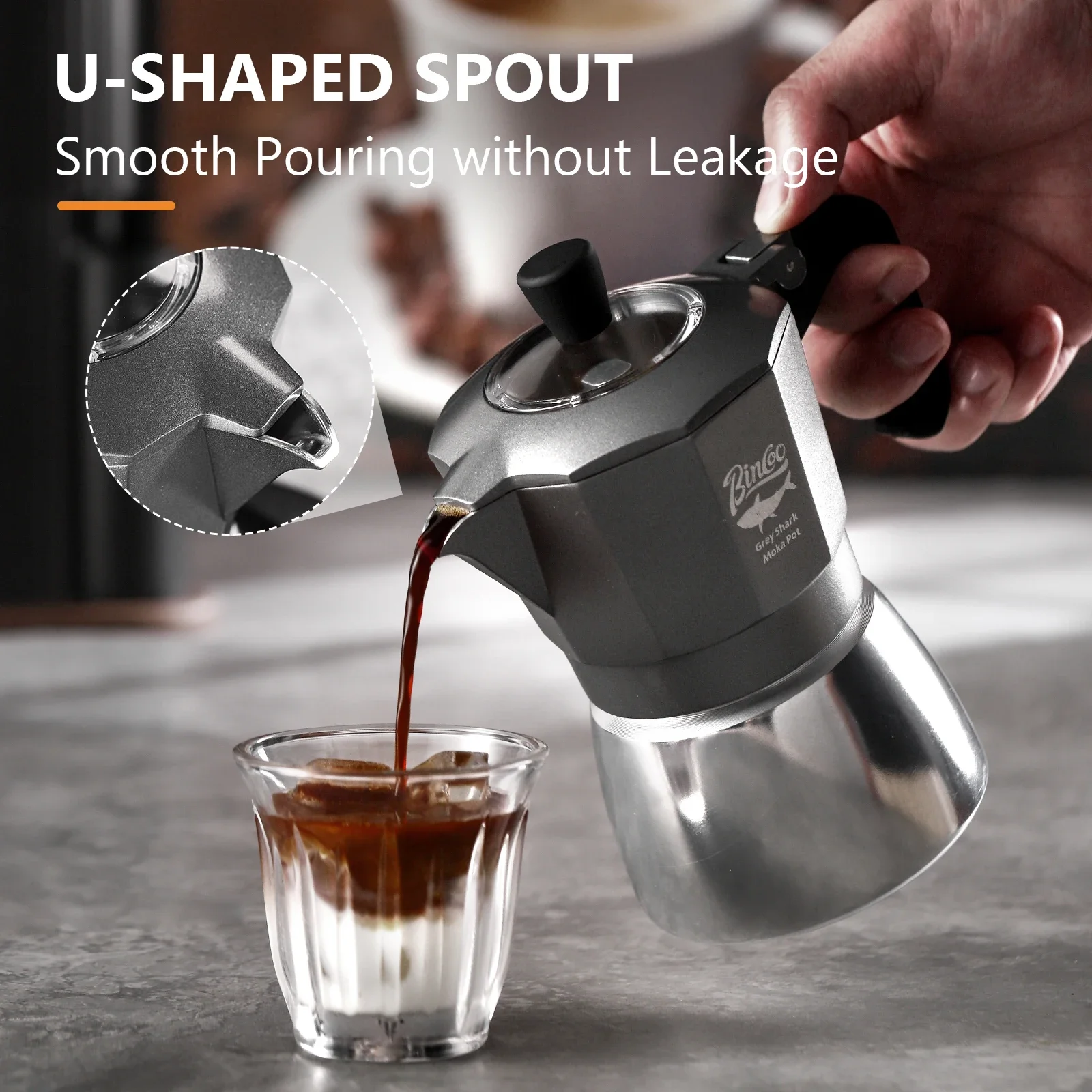 빈쿠 2컵 더블 밸브 모카포트 알루미늄 합금 커피포트  - Coffee Equipment Camping 리뷰 및 가격