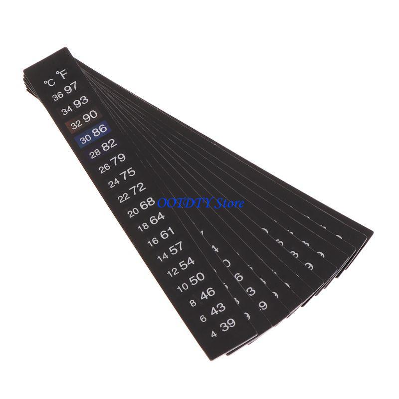 367A 10 PCS BETTA 스티커 온도계 수직 스 - Temperature Strip Thermometer 리뷰 및 가격