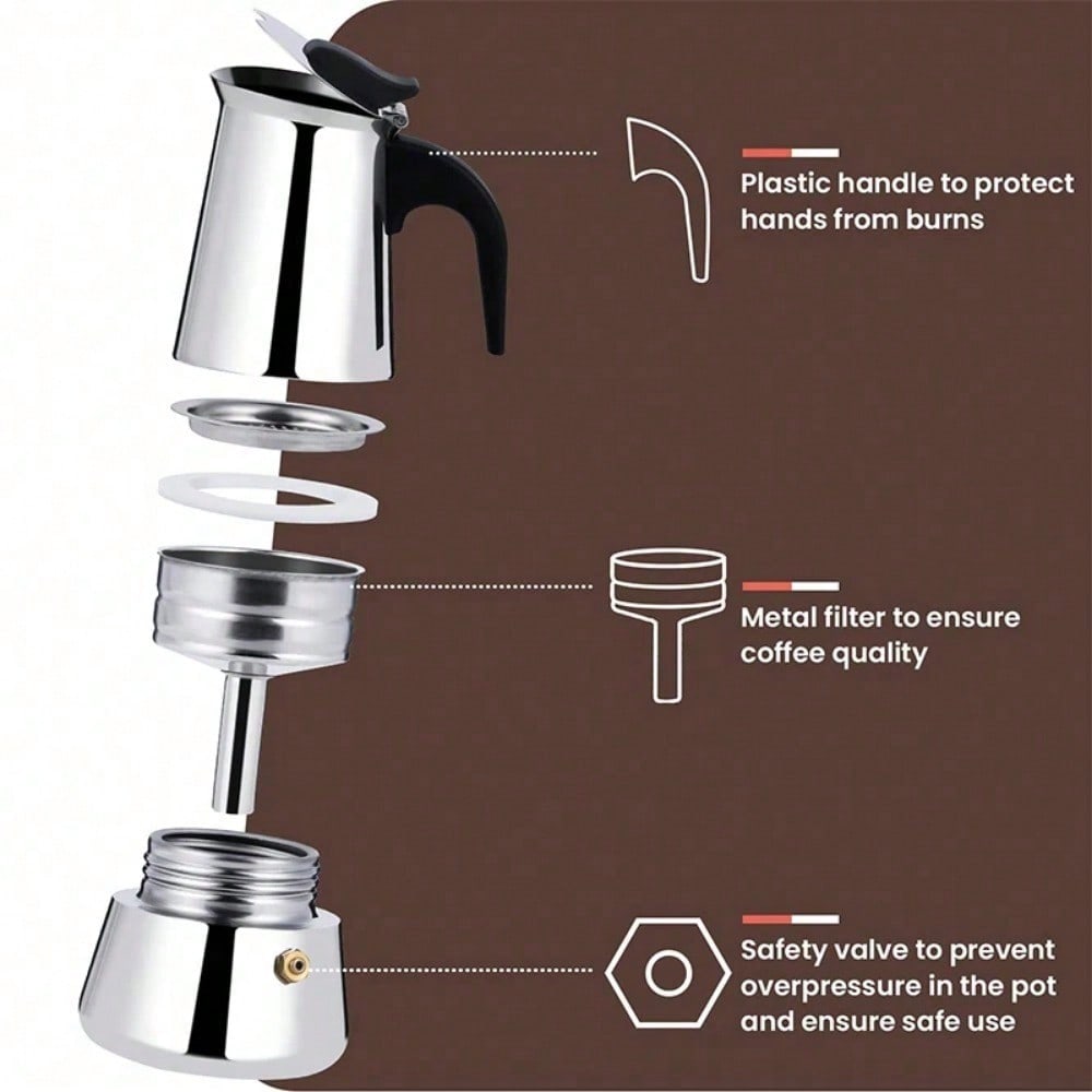 12 컵 커피 메이커 스테인레스 스틸 에스프레소 메이커 - Coffee Equipment Camping 리뷰 및 가격
