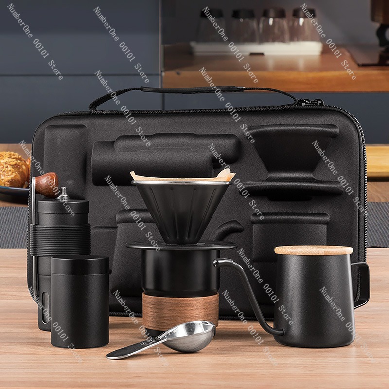 휴대용 핸드드립 커피메이커 세트 야외 캠핑용 푸어오버  - Coffee Equipment Gift Set 리뷰 및 가격