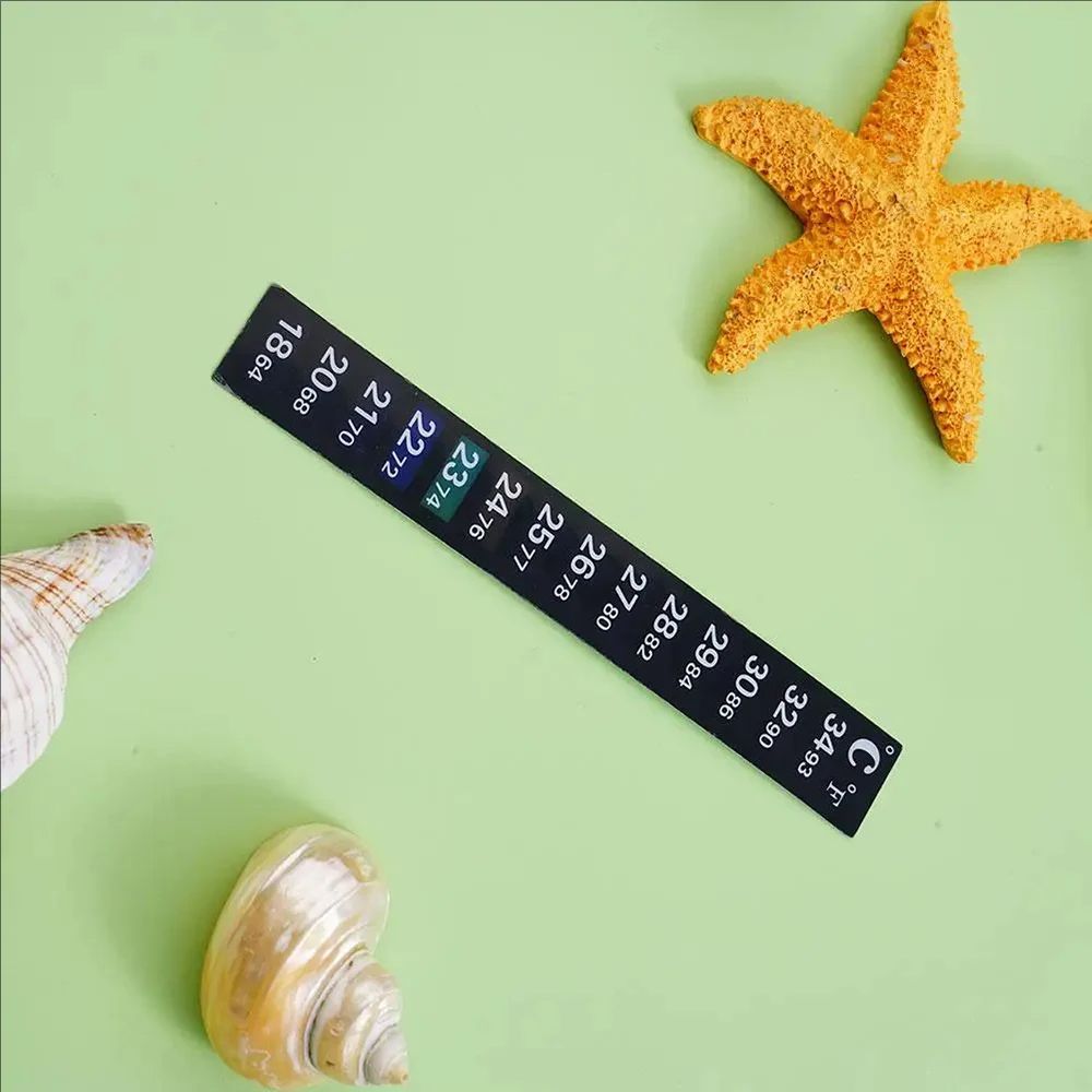 5Pcs/10Pcs 수족관 물고기 탱크 스트립 스틱온  - Temperature Strip Thermometer 리뷰 및 가격