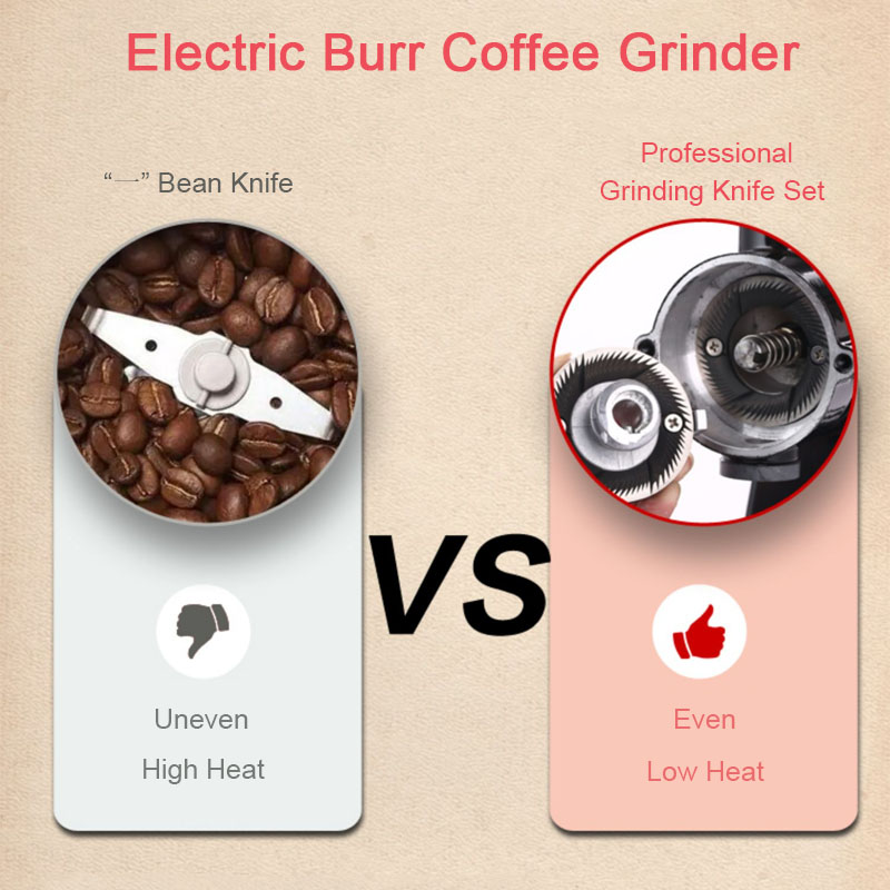 전문 전기 커피 콩 그라인더 메이커, 에스프레소 드립  - Coffee Grinder Burr Flat 리뷰 및 가격
