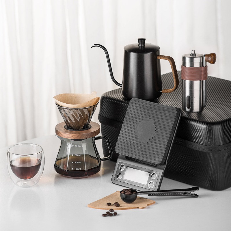 핸드드립 커피 세트 야외 캠핑 커피 장비 풀세트 휴대용 - Coffee Equipment Gift Set 리뷰 및 가격