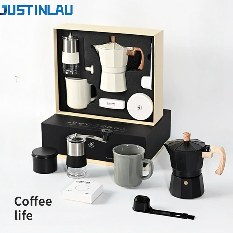 저스틴라우 수동 커피 그라인더 세트 에스프레소 메이커  - Coffee Equipment Gift Set 리뷰 및 가격