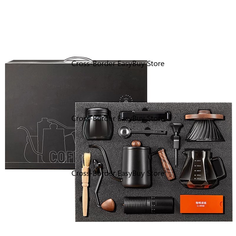 핸드 드립 커피 세트, 핸드 드립 커피 포트, 필터 컵 - Coffee Equipment Gift Set 리뷰 및 가격