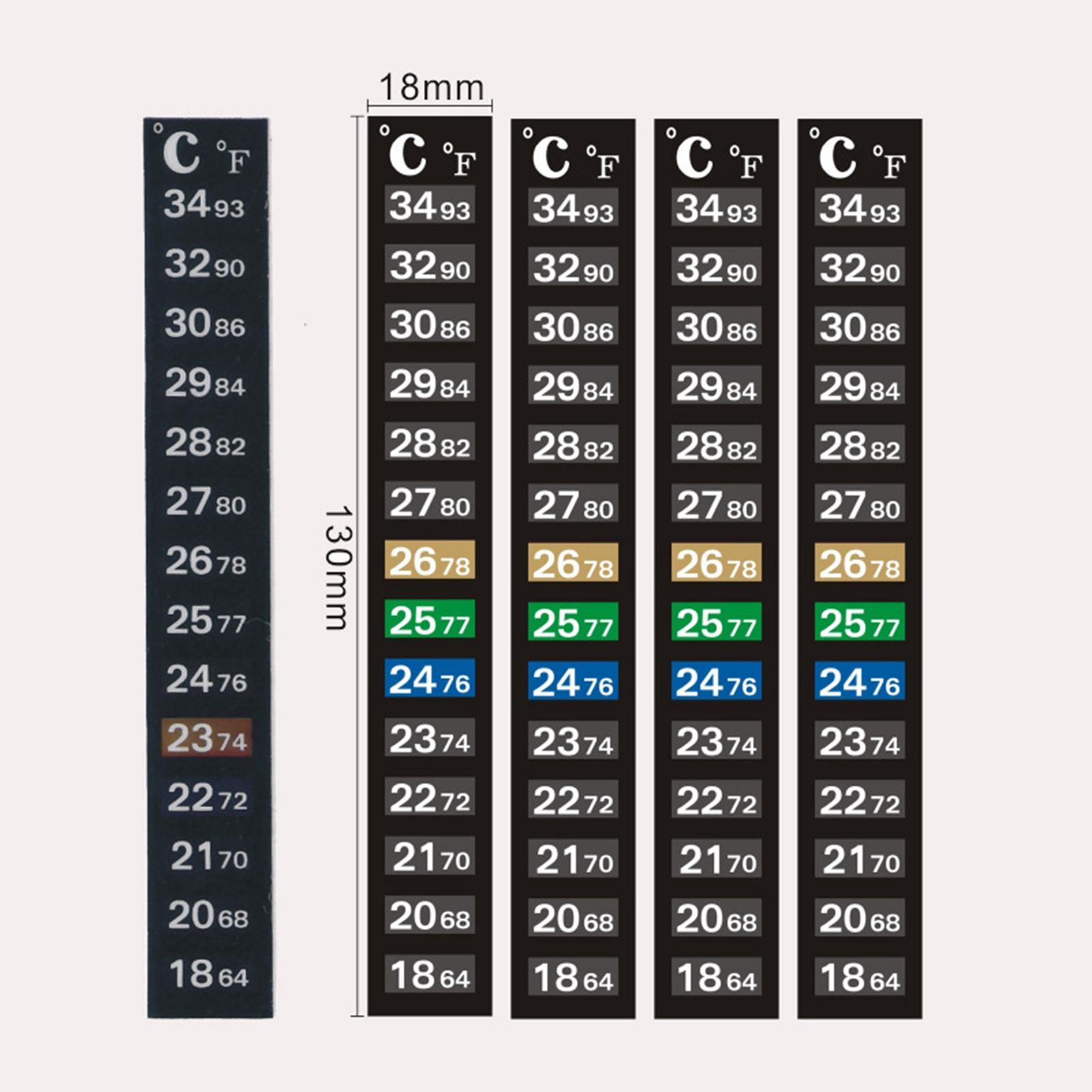 수족관 온도계 스트립 온도 표시기 어항 스티커 수족관  - Temperature Strip Thermometer 리뷰 및 가격