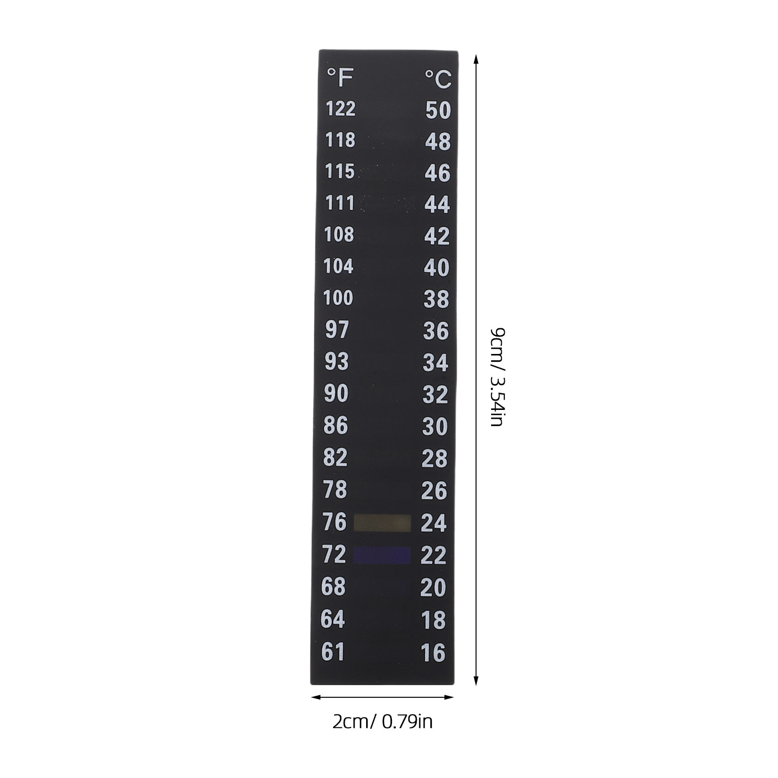 10Pcs 수족관 물 스트립 병 온도 스티커 물고기 탱 - Temperature Strip Thermometer 리뷰 및 가격