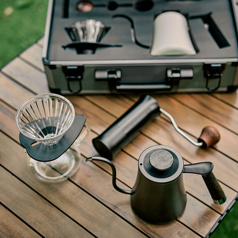 휴대용 핸드드립 커피 세트, 원두 분쇄기 필터 컵 선물 - Coffee Equipment Gift Set 리뷰 및 가격