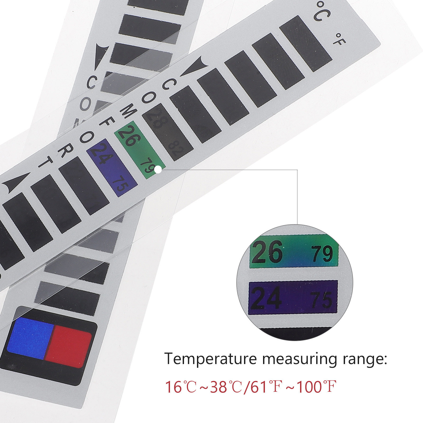 10 Pcs 스티커 액체 온도 스트립 열에 민감한 온도 - Temperature Strip Thermometer 리뷰 및 가격