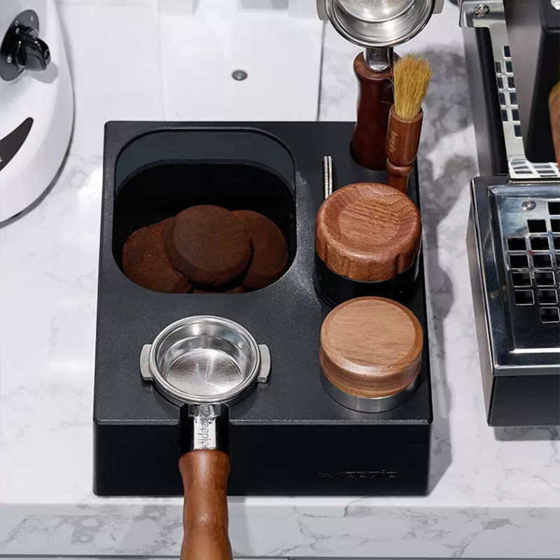 커피 탬퍼 스테이션 매트 스탠드 Portafilter  - Coffee Knock Box 리뷰 및 가격