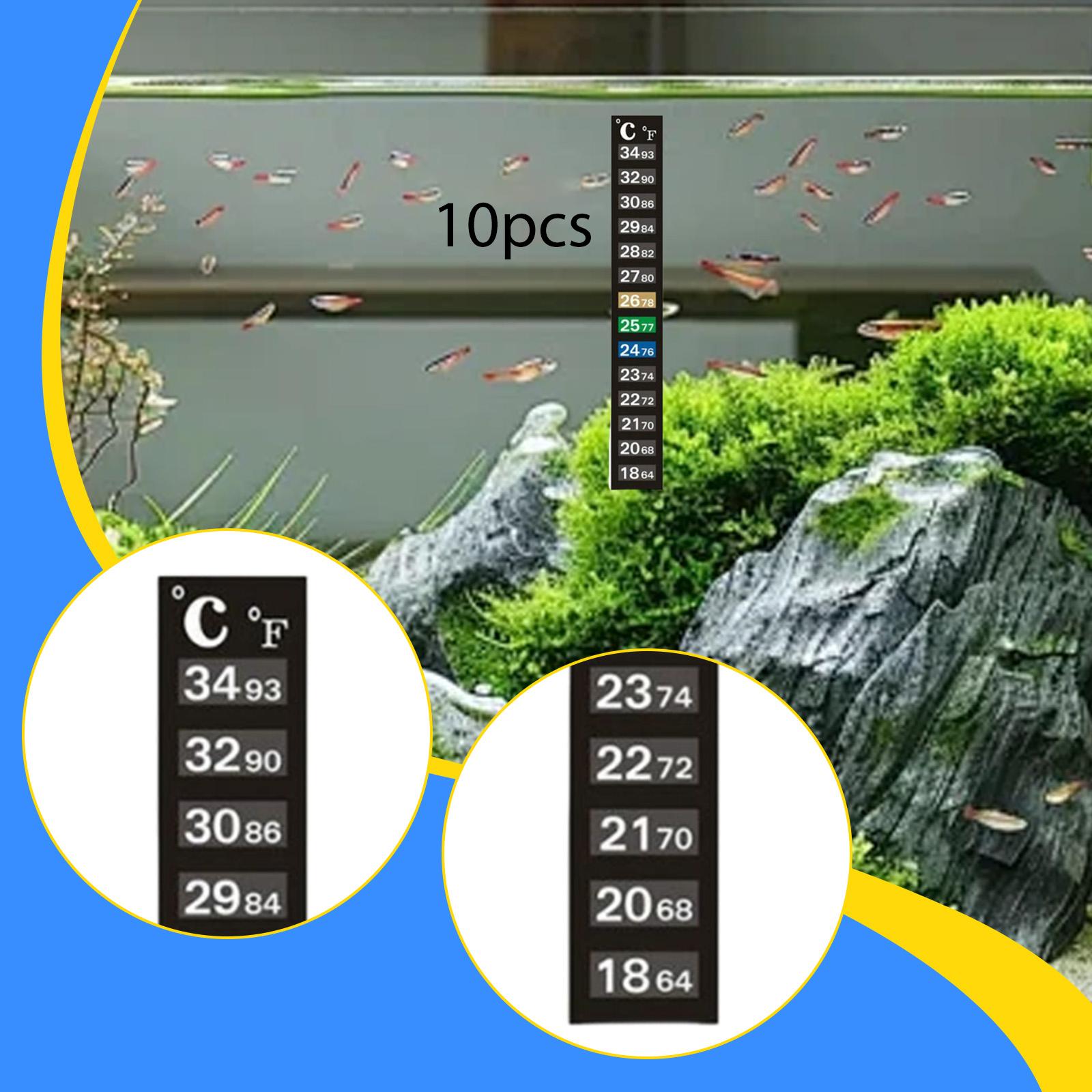 수족관 온도 테스트 스트립 디지털 표시기 스티커 물고기 - Temperature Strip Thermometer 리뷰 및 가격
