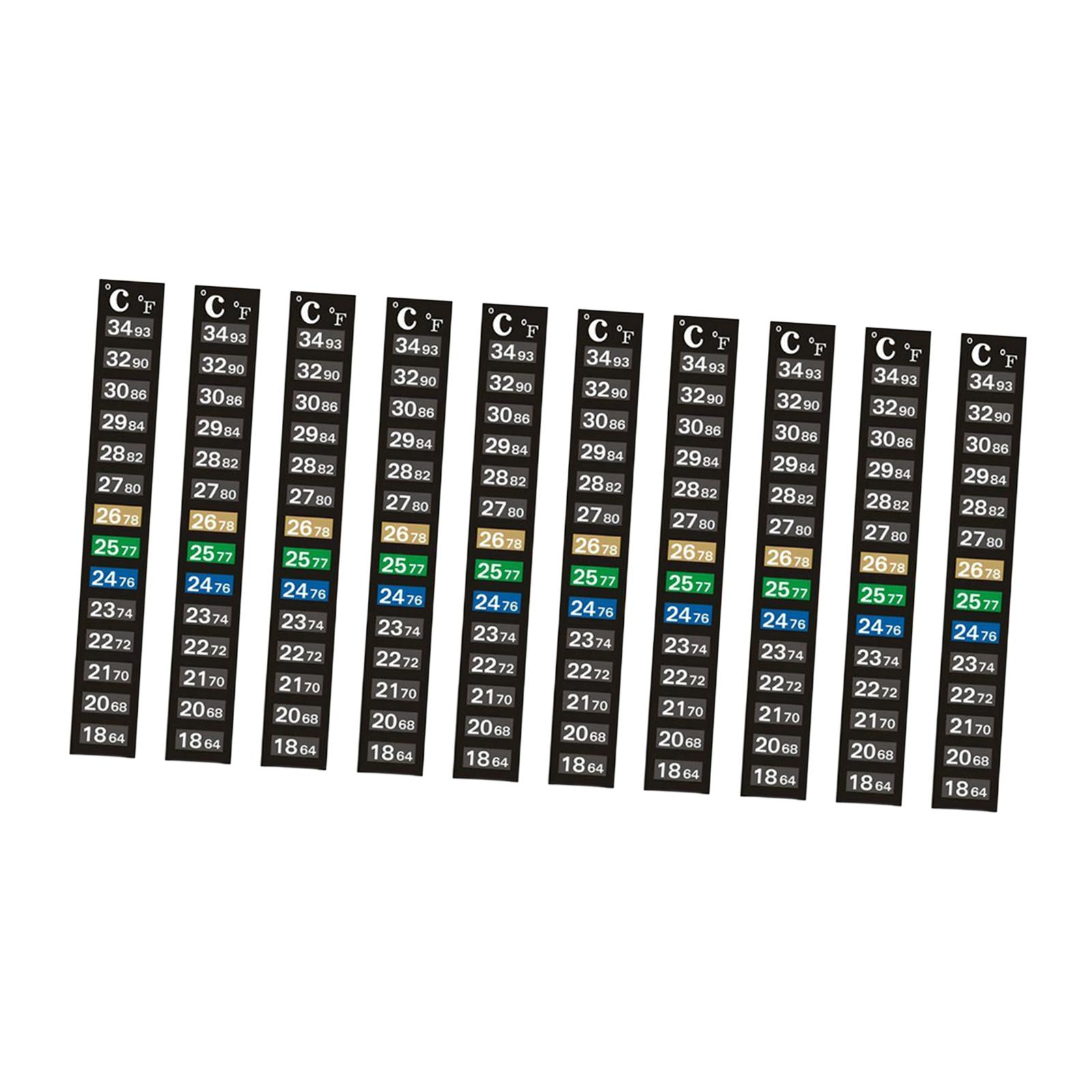수족관 온도 테스트 스트립 디지털 표시기 스티커 물고기 - Temperature Strip Thermometer 리뷰 및 가격