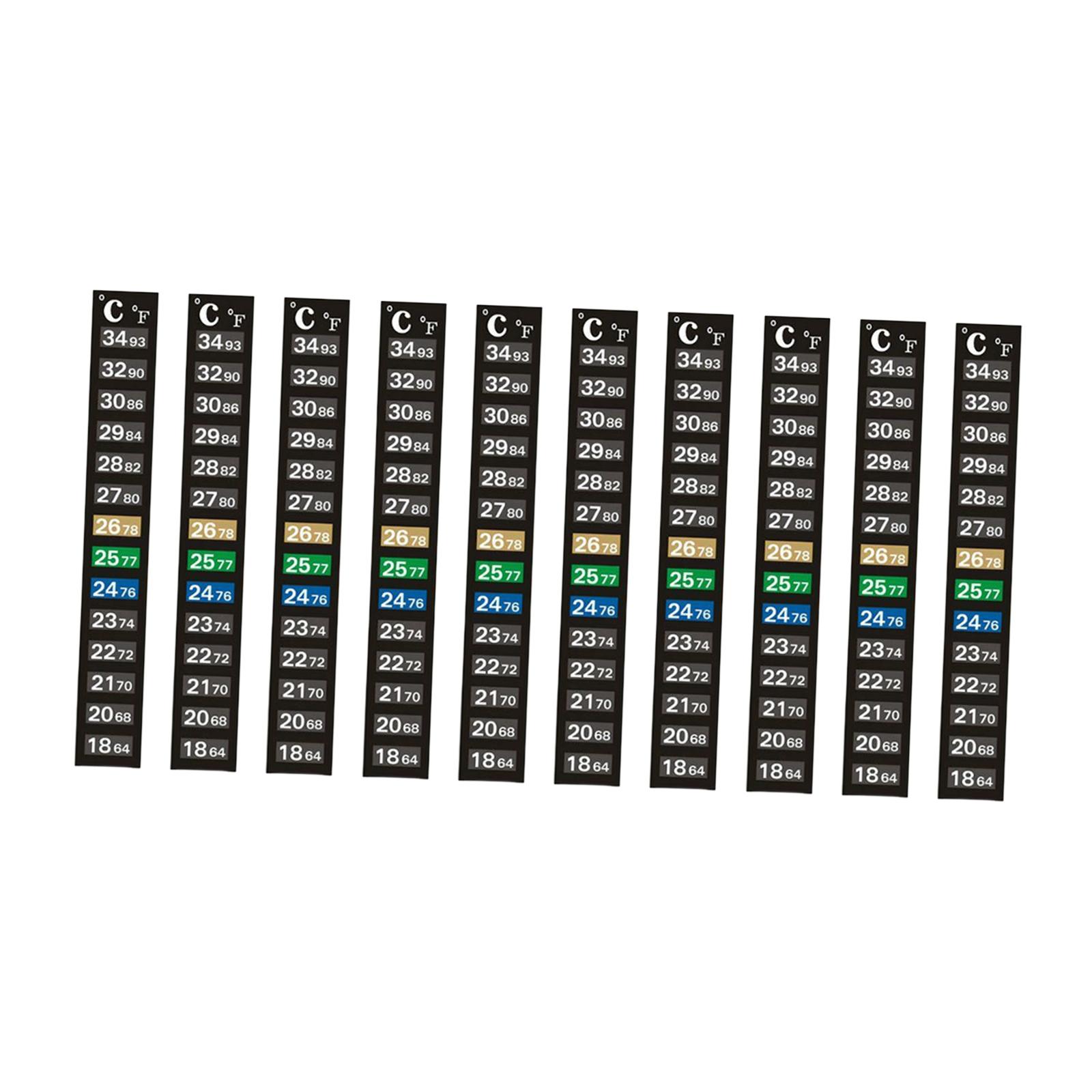 수족관 온도 테스트 스트립 디지털 표시기 스티커 물고기 - Temperature Strip Thermometer 리뷰 및 가격