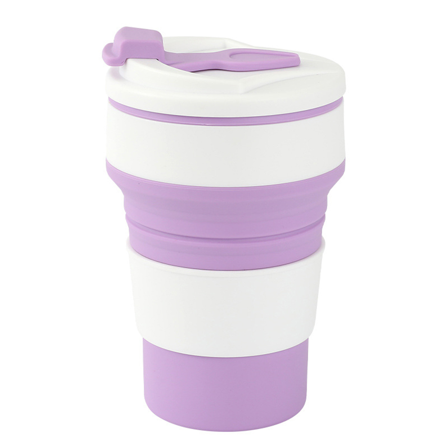 350ML 식품 등급 실리콘 접이식 컵, 뚜껑 포함,  - Coffee Equipment Camping 리뷰 및 가격