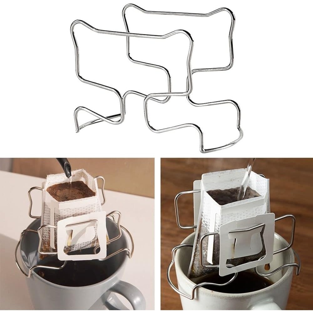 커피 백 홀더 304 스테인레스 스틸 간편 세척 재사용 - Coffee Equipment Holder 리뷰 및 가격