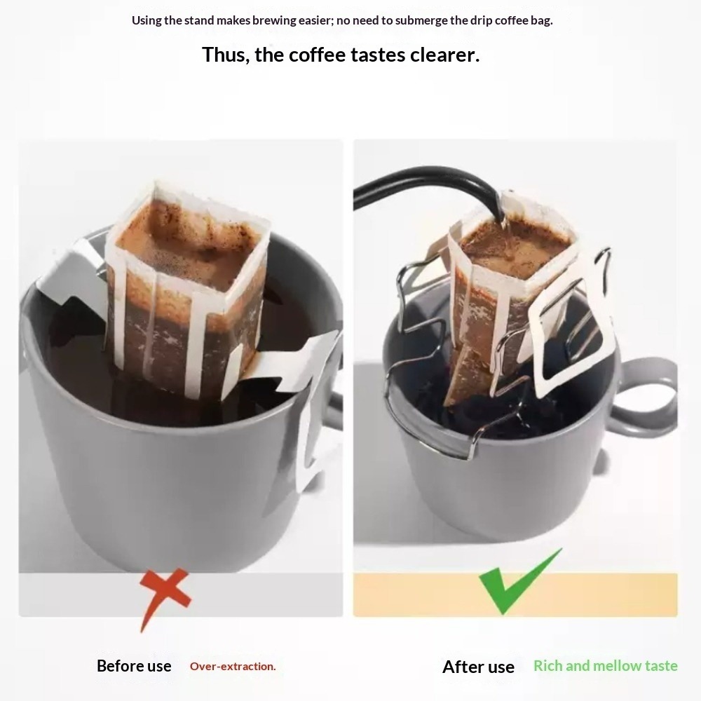 커피 백 홀더 304 스테인레스 스틸 간편 세척 재사용 - Coffee Equipment Holder 리뷰 및 가격