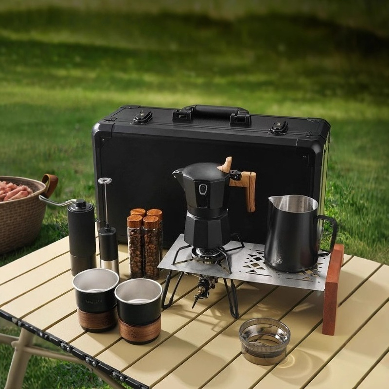 세트 선물 상자 손으로 끓인 커피 포트 야외 캠핑 커피 - Coffee Equipment Gift Set 리뷰 및 가격