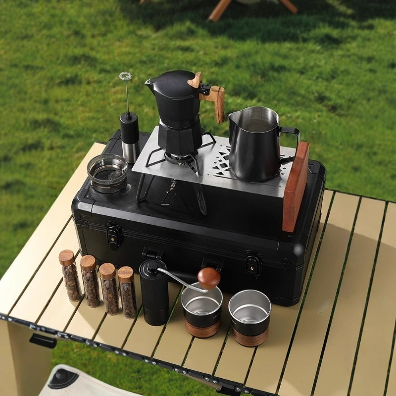 세트 선물 상자 손으로 끓인 커피 포트 야외 캠핑 커피 - Coffee Equipment Gift Set 리뷰 및 가격