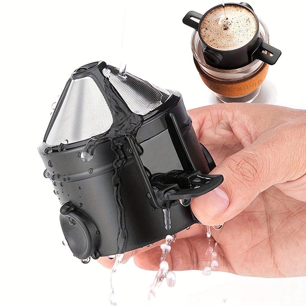 커피 필터 컵 휴대용 재사용 가능한 커피 메이커 필터  - Coffee Equipment Camping 리뷰 및 가격