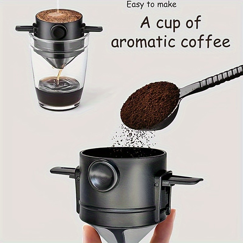 커피 필터 컵 휴대용 재사용 가능한 커피 메이커 필터  - Coffee Equipment Camping 리뷰 및 가격